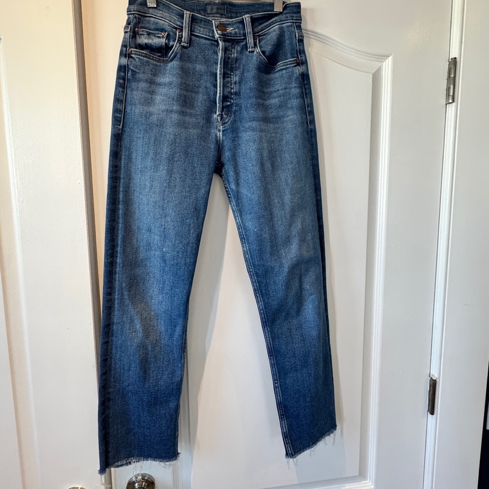 Mother Tomcat Ankle Fray 28 Stretch